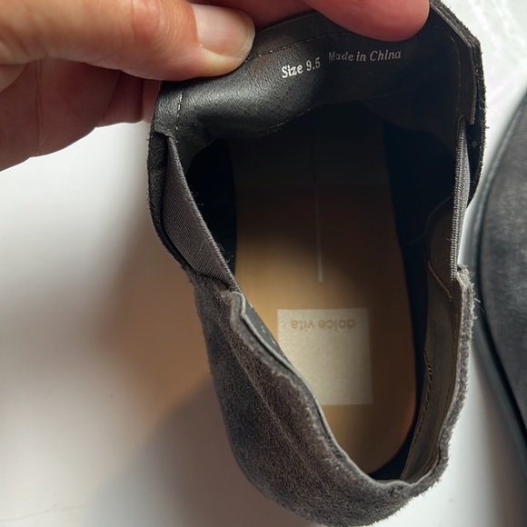 Tarah Gray Suede Dolce Vita Western Ankle Boots Women’s 9.5 - Picture 6 of 13